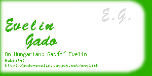 evelin gado business card